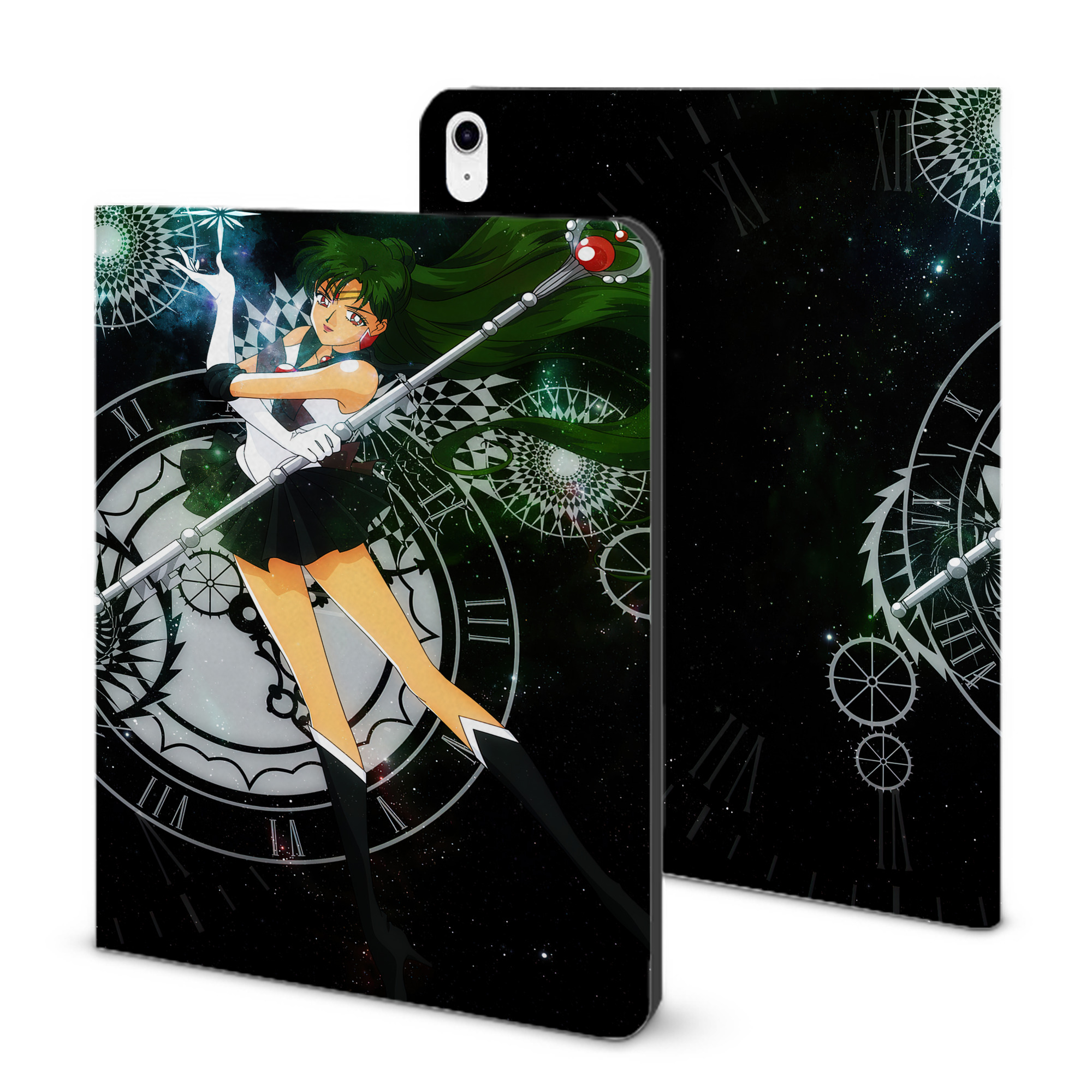 （画像用） 美少女戦士セーラームーン Sailor Moon IPad ケース ブック型 PUレザー TPU 耐衝撃 軽量 薄型 ペン収納なし 全面保護 IPad 各モデル対応